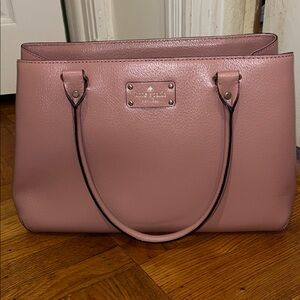 Kate Spade Pink Tote Bag with Structured Design
